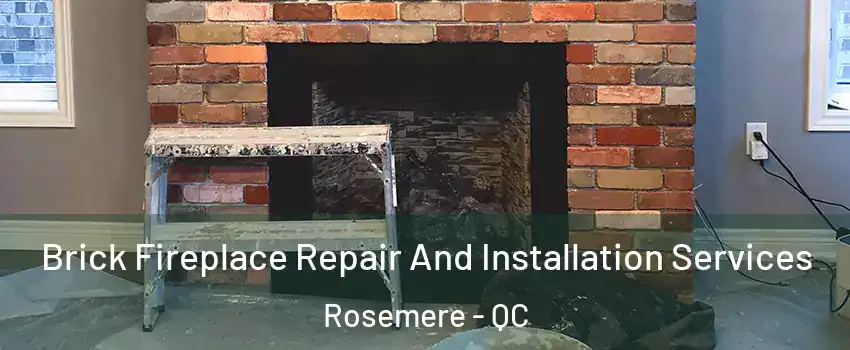  Brick Fireplace Repair And Installation Services Rosemere - QC