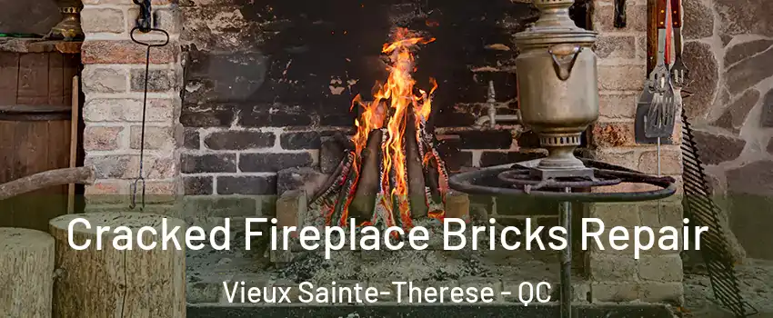  Cracked Fireplace Bricks Repair Vieux Sainte-Therese - QC