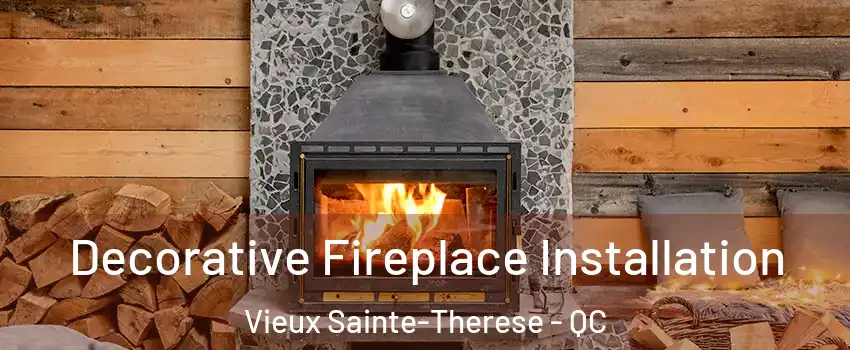 Decorative Fireplace Installation Vieux Sainte-Therese - QC