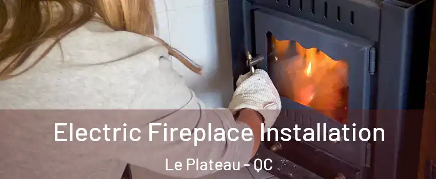  Electric Fireplace Installation Le Plateau - QC