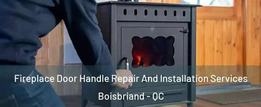 Fireplace Door Handle Repair And Installation Services Boisbriand - QC