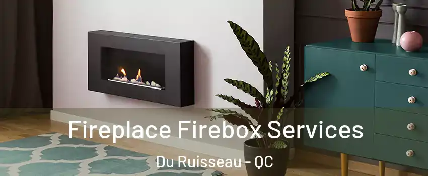  Fireplace Firebox Services Du Ruisseau - QC