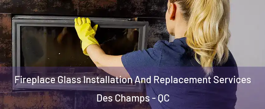 Fireplace Glass Installation And Replacement Services Des Champs - QC