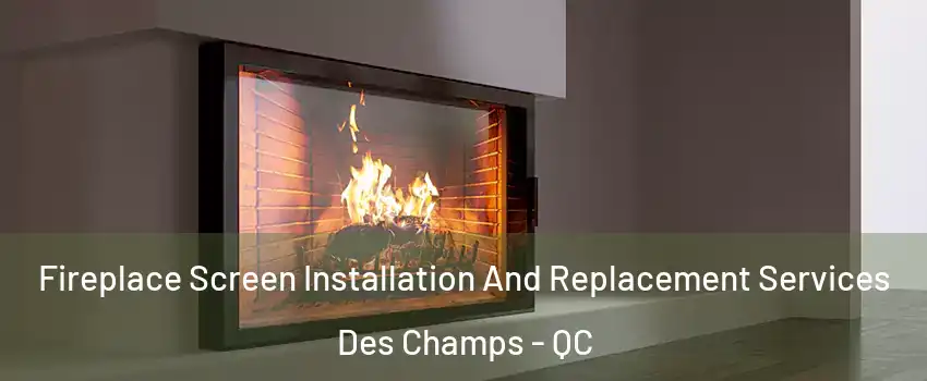  Fireplace Screen Installation And Replacement Services Des Champs - QC