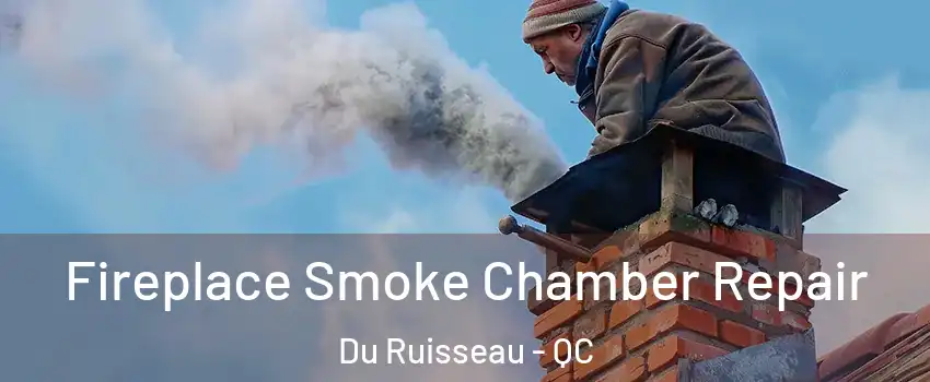  Fireplace Smoke Chamber Repair Du Ruisseau - QC