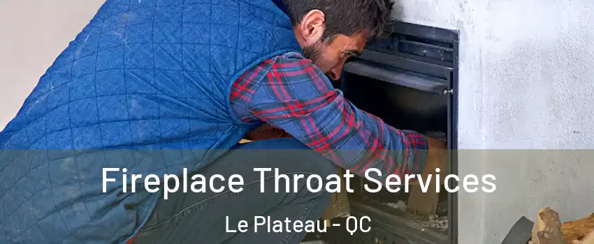  Fireplace Throat Services Le Plateau - QC