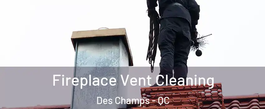 Fireplace Vent Cleaning Des Champs - QC