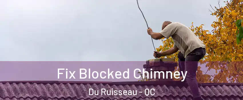  Fix Blocked Chimney Du Ruisseau - QC