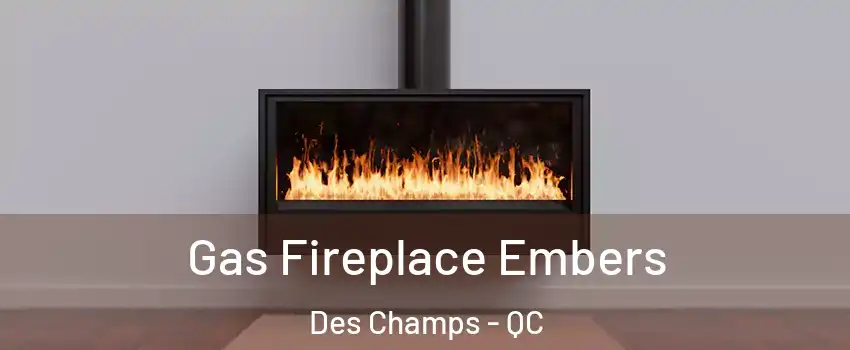  Gas Fireplace Embers Des Champs - QC