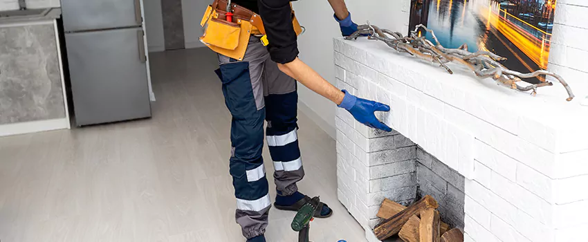 Outdoor Fireplace Restoration in Sainte Therese, Quebec