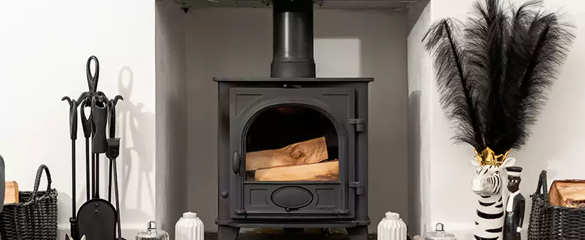 Thelin Hearth Products Providence Pellet Insert Fireplace Installation in Sainte Therese, QC