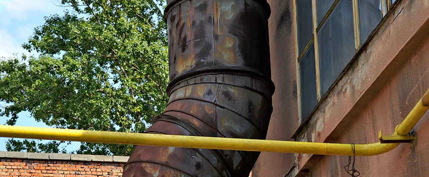 Lightning Protection Installation System for Industrial Chimneys in Sainte Therese, Quebec