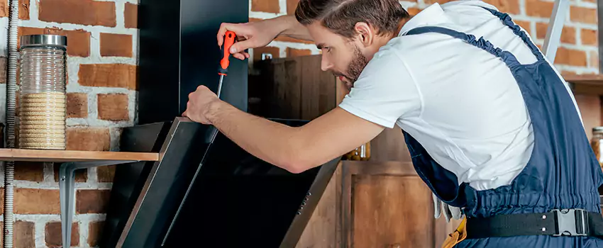 Old Rusted Metal Fireplace Repair And Replacement in Sainte Therese, QC