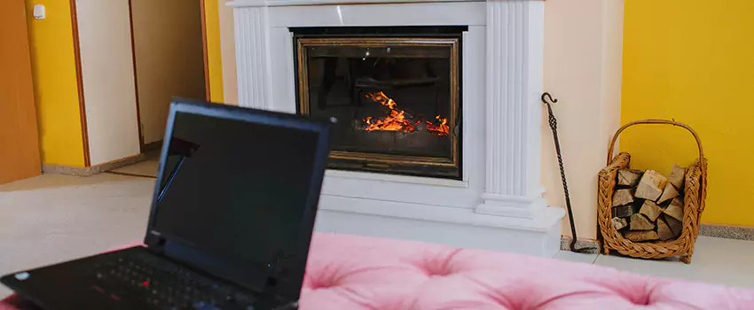 Valor Outdoor Gas Fireplace in Sainte Therese, Quebec