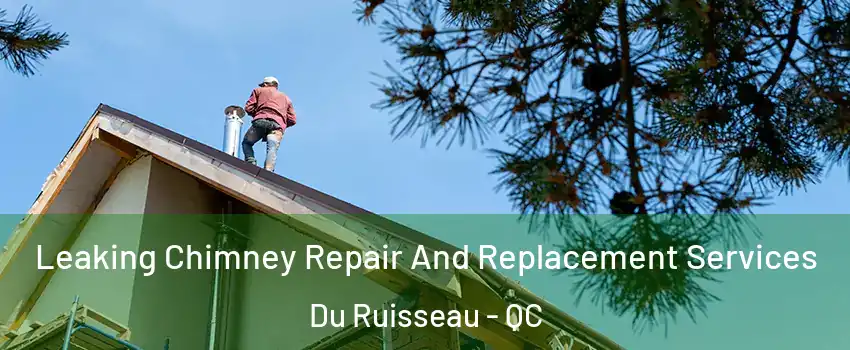  Leaking Chimney Repair And Replacement Services Du Ruisseau - QC