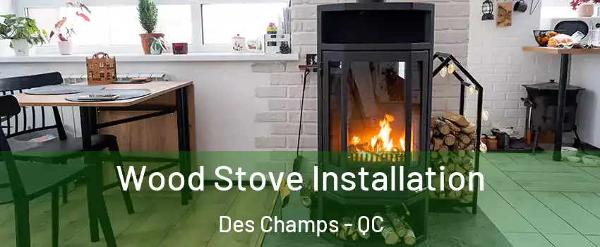  Wood Stove Installation Des Champs - QC